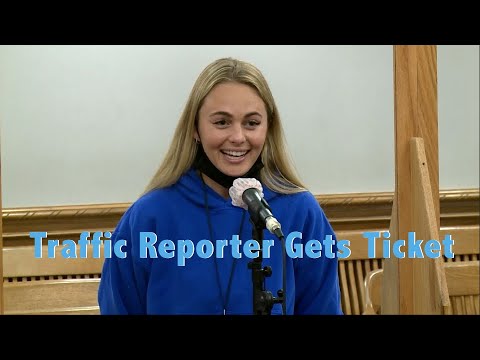 Traffic Reporter Gets Ticket