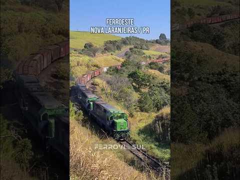 Ferroeste entre montanhas