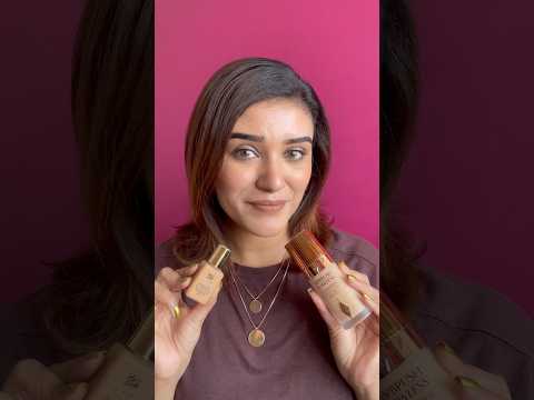 Estée Lauder double wear foundation vs Charlotte tilbury airbrush flawless foundation #shorts_