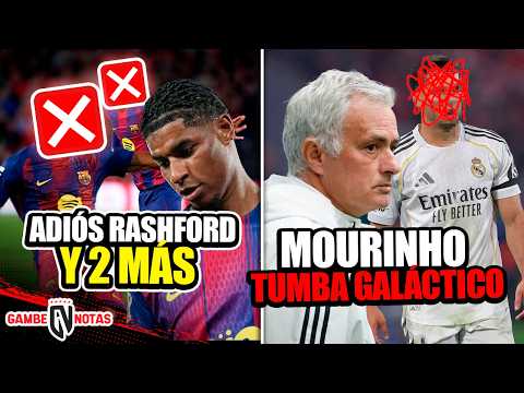 Confirmado: Adiós Rashford y 2 más|Mourinho tumba galáctico|“Madrid cerró el acuerdo más importante”