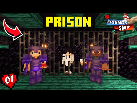 I Got Prisoned On The First Day of  Friends SMP | Minecraft Hindi