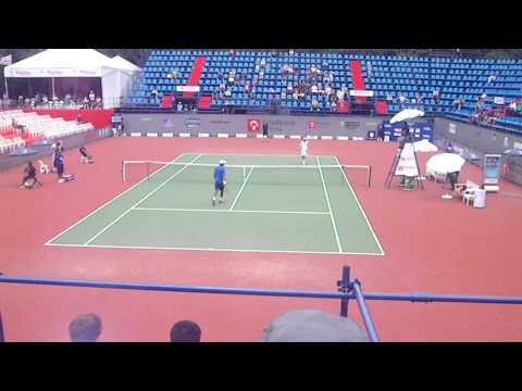 Match point para João Souza, o Feijão, contra Matteo Trevisan - Aberto de São Paulo 2011