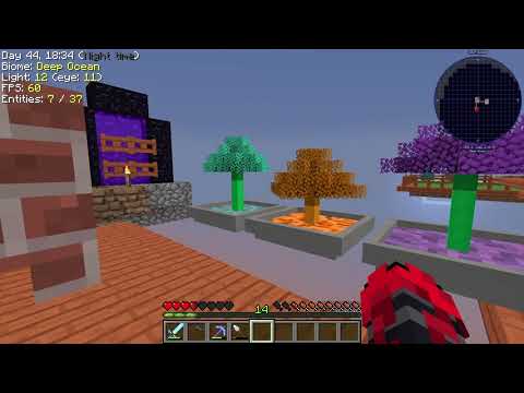 Minecraft modern skyblock departed 3 ep 9 the beginning of better storage