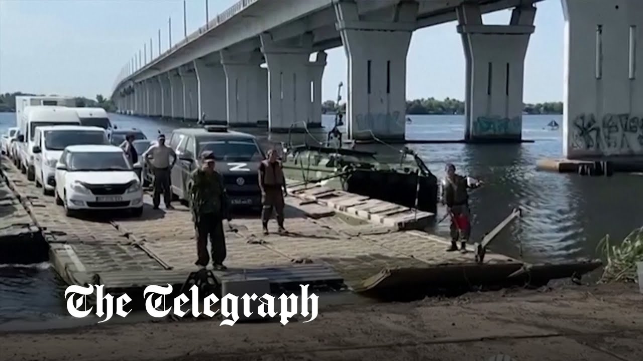 Moscow's Kherson troops nearly cut off after Ukrainian strikes damage road and rail bridges - Vimarsana News