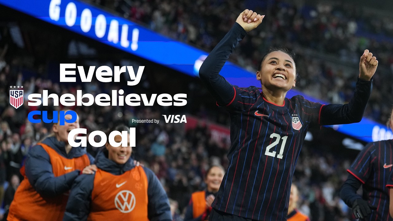 Every USWNT goal from the 2026 shebelieves cup 🥅