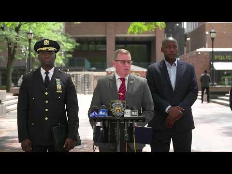 Watch as NYPD Chief Kenny  provide an update on an ongoing investigation in Manhattan  07-26-2024