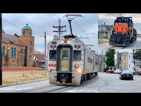 Insane Street Running in Michigan City -  South Shore Line