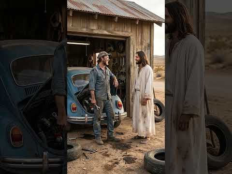 Buenas tardes, señor. Llegué empujando este carro; gracias a mi padre, encontré este taller mecánico