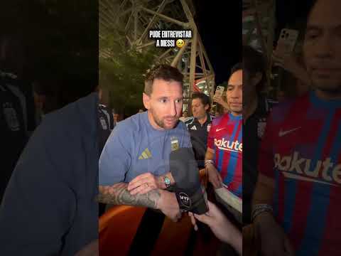 La gran actitud de Leo Messi con el periodista Manu Gutierrez 😱 #leomessi #messi #argentina #mundial
