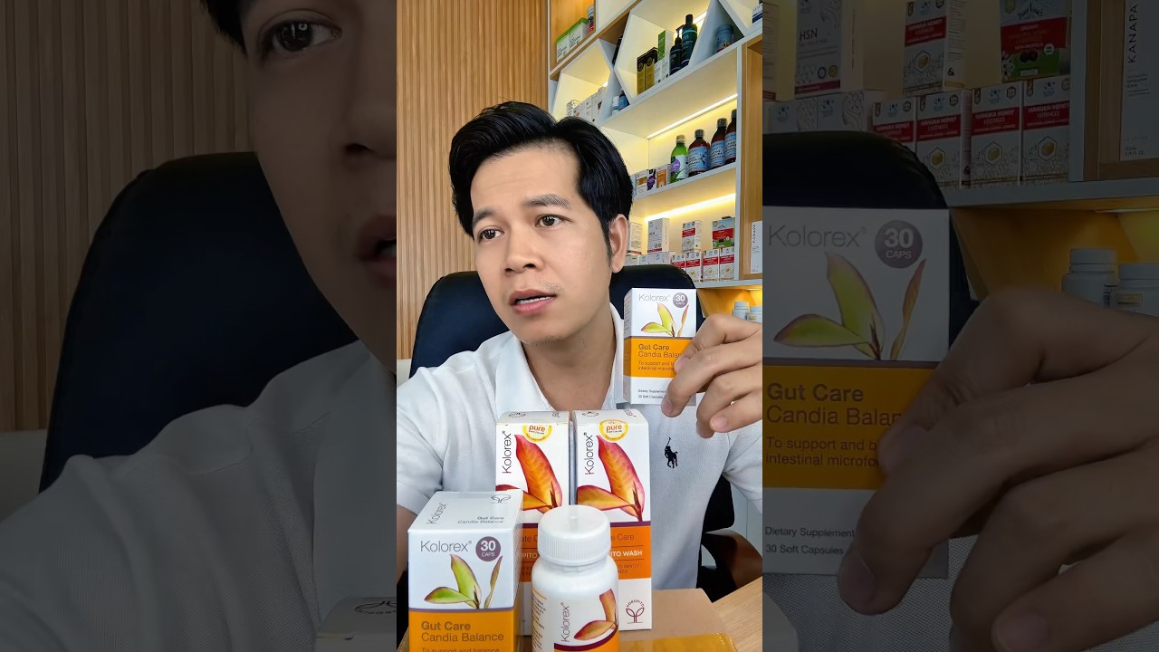 Viên uống điều trị nấm candida, nấm ngứa vùng kín Kolorex Gut Care Candia Balance 30 viên