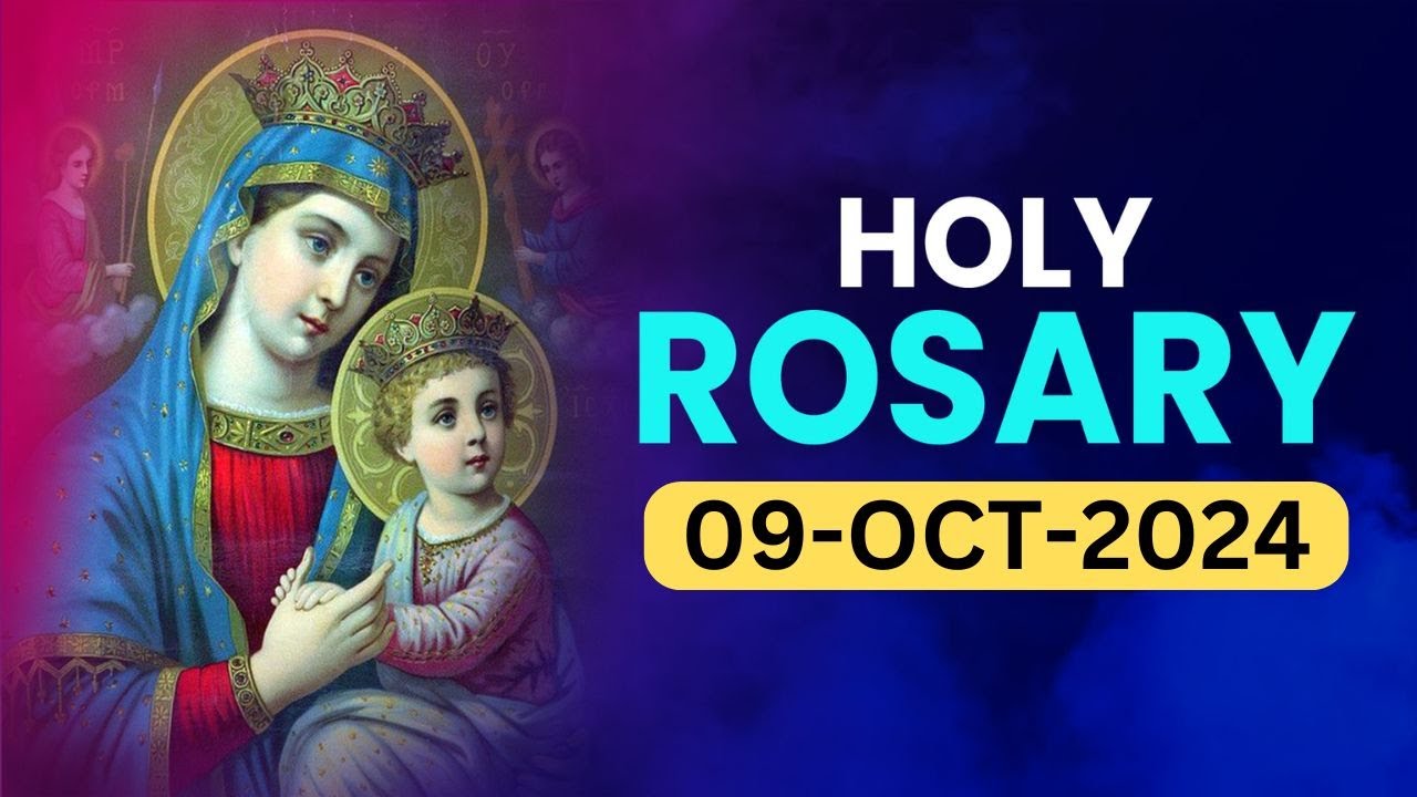Holy Rosary🙏🏻Wednesday 🙏🏻October 9, 2024🙏🏻Glorious Mysteries of the Holy Rosary🙏🏻English Rosary