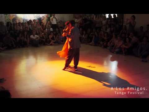  Mariano Frumboli  and  Juana Sepulveda  are  dancing  to  Osvaldo Fresedo  at  A los amigos tango festival  in  2015