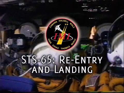 Space Shuttle Columbia: Re-Entry & Landing (STS-65)
