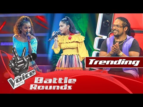 The Battles : Hiruni V Peeduni | Mal Viyanen Bendi (මල් වියනින් බැඳි) | The Voice Teens Sri Lanka