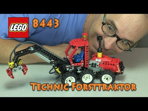 LEGO® 8443-1 Review: komischer Technic Forsttraktor vom Jahr 1996 - LY-00471