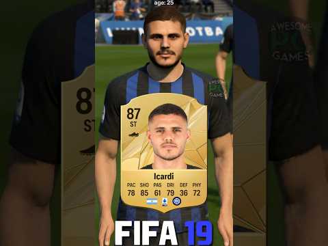 🇦🇷 MAURO ICARDI fifa evolution (13-25) #eafc25 #fc25 #fifa #icardi #galatasaray