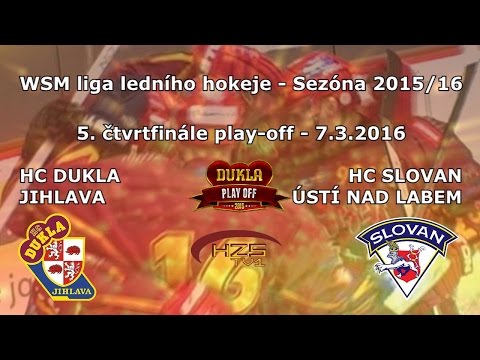 1. SF (14.3.2016) HC Dukla Jihlava - Slovan Ústí nad Labem