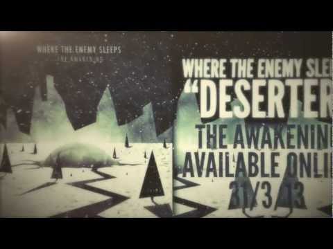 Where The Enemy Sleeps - Deserter (Official Lyric Video) EP 'The Awakening' out NOW
