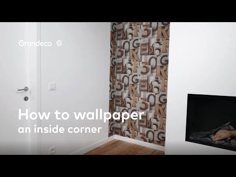 How to wallpaper an inside corner - Grandeco WallFashion Group