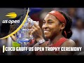 Coco Gauff thanks family, fans after winning 2023 US Open 🏆 [FULL TROPHY CEREMONY] | 2023 US Open