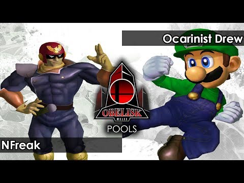 Melee: Balance.MCC | NFreak (Captain Falcon) V Ocarinist Drew (Luigi) - Obelisk 77 Tournament SSBM