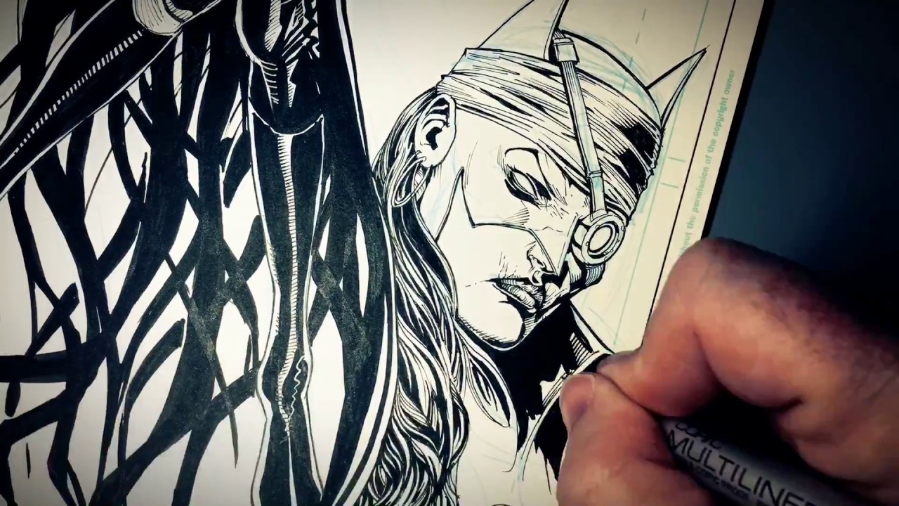 DRAWING BATMAN THE DROWNED WITH ETHAN VAN SCIVER!!