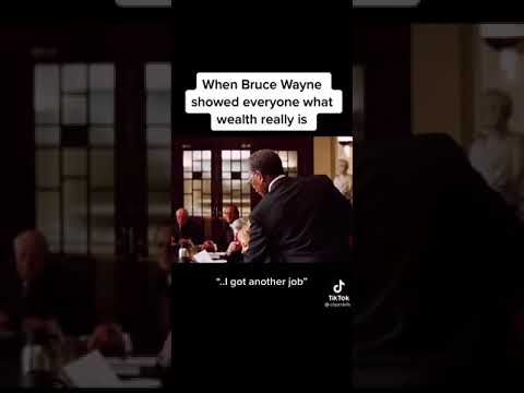 when Bruce Wayne showed everyone what wealth really is👌👌👌👌👌