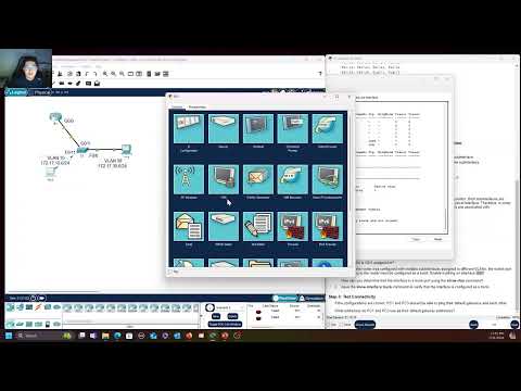 CCNA How to Configure Router-on-a-Stick Inter-VLAN | 4.2.7 Packet Tracer