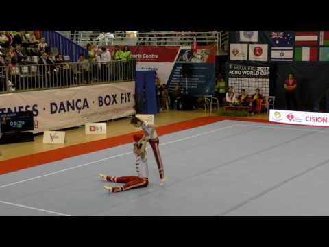 Maia Acro WorldCup 2017   747   PnA   16   WC   MP   BEL    Com Final   GOFFAUX & CASSE