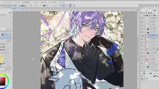 【♯雑談】　にじさんじのイラスト描くぞ～！お絵描き作業　　♯CIS #drawing