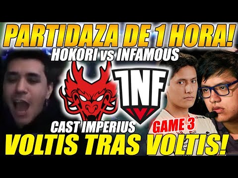 🔴INFAMOUS vs HOKORI 🔵[GAME3/bo3] - PARTIDAZA DE 1 HORA, VOLTIS TRAS VOLTIS! - EPL SA | DOTA 2