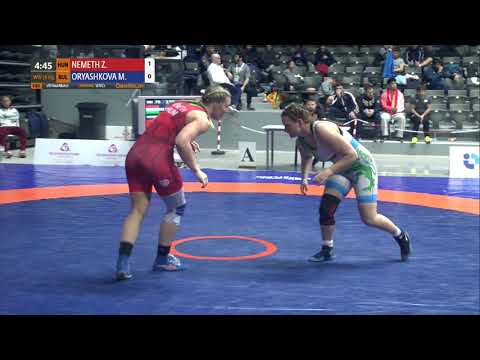 1/8 WW - 76 kg: Z. NEMETH (HUN) v. M. ORYASHKOVA (BUL)