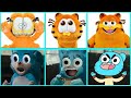THE GARFIELD MOVIE vs GUMBALL Uh Meow All Designs Compilation 2