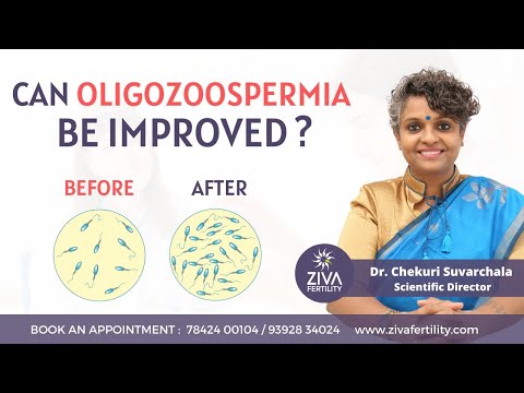 Oligozoospermia || Treatment Options For Low Sperm Count || Dr Chekuri Suvarchala || Ziva Fertility