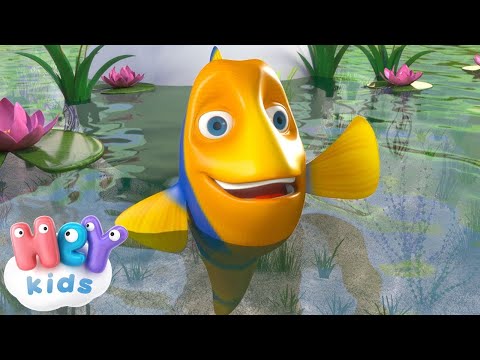The Fish song for kids 🐠 Nursery rhymes for babies and toddlers - HeyKids