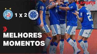 BAHIA 1 X 2 CRUZEIRO - MELHORES MOMENTOS - BRASILEIRÃO