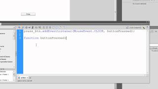Download the video "Flash Action Script 3.0  Basics 2. Event & Event Listeners"