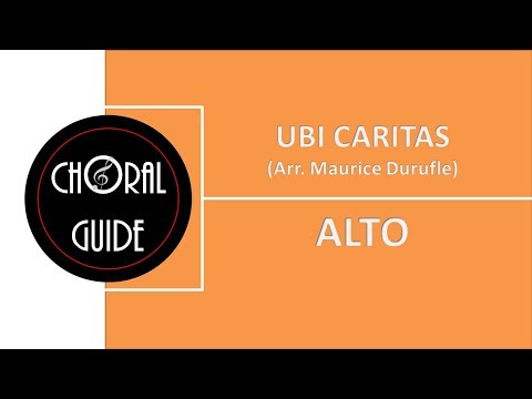 Ubi Caritas (Durufle) - ALTO
