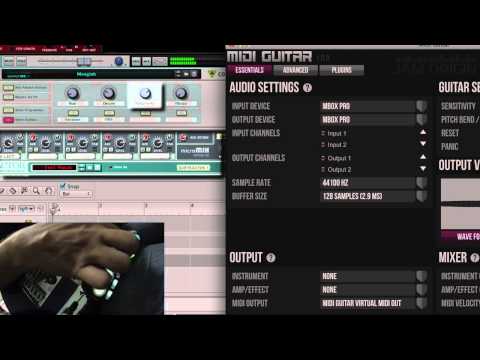 Jam Origin MIDI Guitar + Livid Instruments Guitar Wing