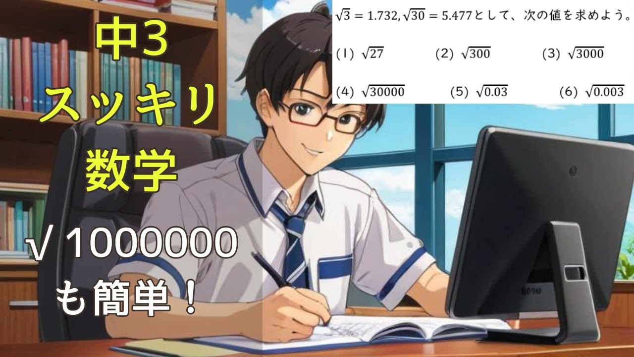 平方根と近似値って？【中3数学(平方根)】