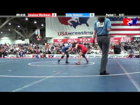 Candace Workman vs. Emily Webster at 2013 Las Vegas/ASICS U.S. Open