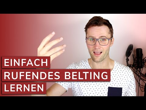 Hohe Töne in der Bruststimme singen - Belting mit rufendem Charakter