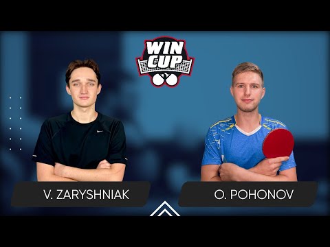 15:15 Vadym Zaryshniak - Oleksandr Pohonov West 4 WIN CUP 12.06.2024 | TABLE TENNIS WINCUP
