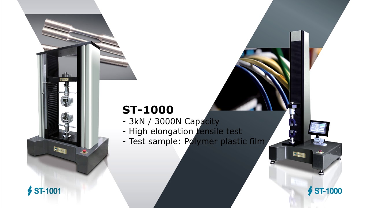 ST-1000 High elongation tensile testing on film