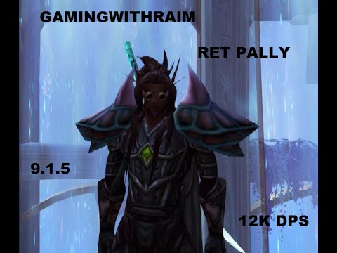 RETRIBUTION PALADIN | AoE CAP REMOVED | SHADOWLANDS 9.1.5 | THE NECROTIC WAKE ++15 | 12K DPS