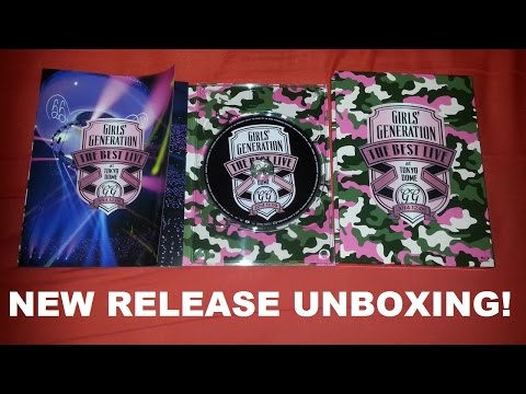 SNSD 소녀시대 少女時代 New Release Unboxing - The Best Live at Tokyo Dome Concert (Blu-ray Version)