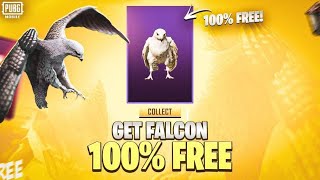 Get Free Falcon Companion Without UC Pubg Mobile
