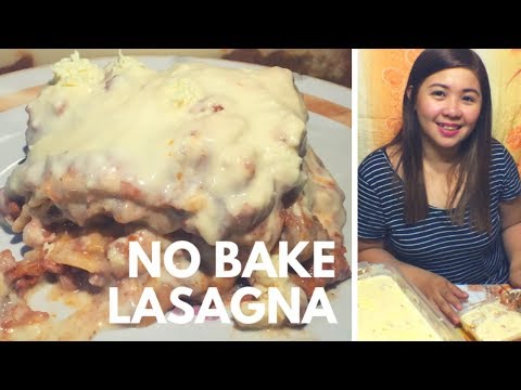 How to make No Bake Lasagna (Filipino Version)