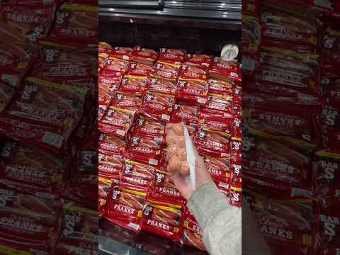 ONLY $1 for a package of HOT DOGS at Walmart!