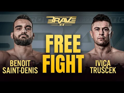 Ivica Trušček vs Benoit Saint Denis | Full Fight | BRAVE CF Slovenia